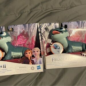 Hasbro 2 pc Disney Frozen Fire Spirit Toy - Teal and Blue